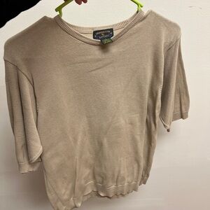 Classic Beige Women's Sweater top Charter Club